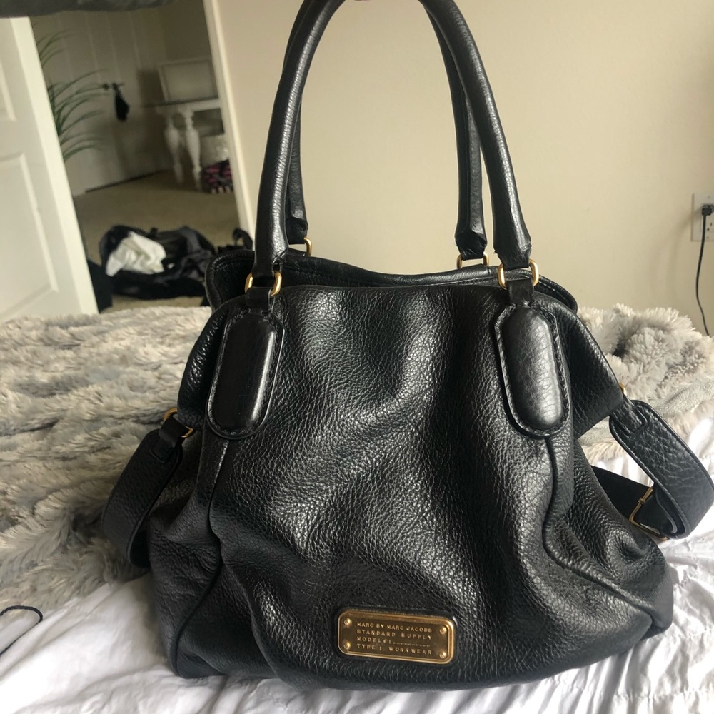Marc By Marc Jacobs Black Leather Handbag